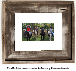 trail rides near me in Solebury, Pennsylvania